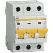 KARAT Автоматический выключатель ВА47-29 3П C 10А 4,5кА IEK MVA20-3-010-C
