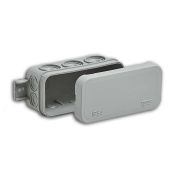 Коробка распределительная ОП 43х80х35мм IP54 10 вводов серая Ruvinil 67091