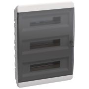 Корпус пластиковый ЩРВ-П-54 IP41 черная прозр. дверь TEKFOR IEK TF5-KP12-V-54-41-K01-K03