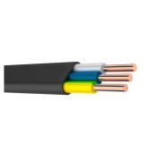 Кабель медный ВВГ - П нг (А) - LS 3х2.5 ОК (N PE) 0.66кВ (бухта 100м) ГОСТ