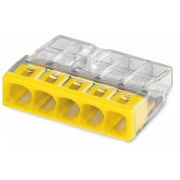 Клемма строительно-монтажная СМК 2273-205 EU2.5 415 5-проводная прозр. TOKOV ELECTRIC TKE-EU2.5-415/
