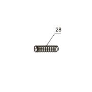 Запчасть №28 для FD301R. Возвратная пружина предохранителя