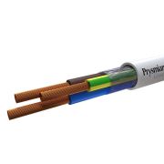 Провод медный ПВС 3х1.5 БЕЛЫЙ ПЭТ-ПЛЕНКА (бухта) (м) РЭК-PRYSMIAN 2503040201