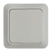 Выключатель 1-клавишный  ОП Bolleto 10А IP20 7021 белый ASD / IN HOME 4680005959747
