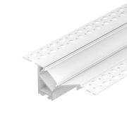 Профиль FANTOM-W45-BEVEL-2000 WHITE L2000 алюм. Arlight 039949
