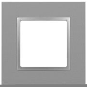 Рамка 1-м Elegance 14-5011-03 Classic алюм. Эра Б0060573