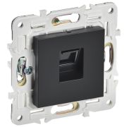 Розетка компьютерная RJ45 кат.6 SKANDY SK-K02Bl черн. IEK SK-K10-2-K02