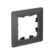 Рамка 1-м AtlasDesign Air базальт/дым. черн. SE ATN221401