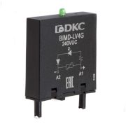 Модуль индикации и защиты LED зел.+варистор (A1+) 240В AC/DC DKC BIMD-LV4G