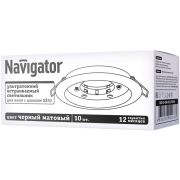 Светильник 95 463 NGX-R1-008-GX53-PACK10 черн. матов. (уп.10шт) NAVIGATOR 95463
