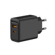 Устройство зарядное сетевое с портами USB-A и USB-C 30Вт черн. Rexant 18-2219