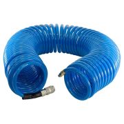 Шланг полиуретановый спиральный с фитингами рапид, 6,5х10 мм, 20м