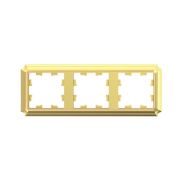 Рамка 3-м AtlasDesign Antique универс. зол. SE ATN101603