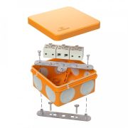 Коробка огнестойкая для о/п 60-0210-FR6.0-6 Е15-Е120 80х80х40 двухкомпонентная Промрукав